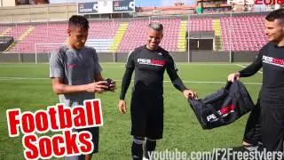 Neymar Набивает Апельсинкай,Носком И Туалетным Рулончиком