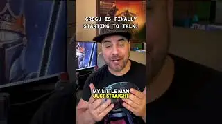 Grogu is talking! 