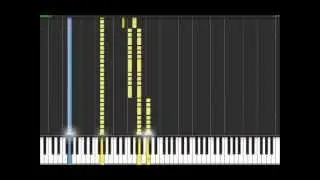 Chop Suey - System Of A Down (Easy Piano Tutorial) in Synthesia (100% speed)