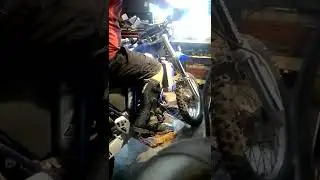 WR 250f start up after top end build and new oil pump