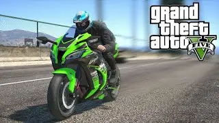 [GTAV] phượt núi chiliad vs kawasaki NjnjaZX10r Góc Nhìn Thứ Nhất - Mèo Lười GTA5