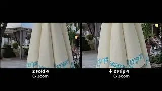 Galaxy Z Fold 4 vs Z Flip 4 Video Comparison Test: 4K30, main camera, ultra-wide, zoom