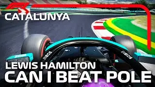 TRYING TO BEAT HAMILTON'S F1 2021 SPANISH GP POLE LAP