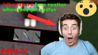 YouTubers Unboxing Godlys (MONTAGE!!!) Murder Mystery 2