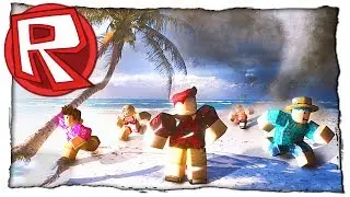 РОБЛОКС: КАК ВЫЖИТЬ ВО ВРЕМЯ СИЛЬНОГО ТОРНАДО НА ОСТРОВЕ В ROBLOX! СИМУЛЯТОР ВИДЕО ВЕСЕЛОЙ ИГРЫ