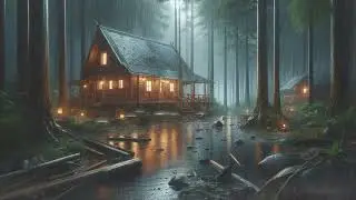 Gentle Night Rain, Rain Sounds for Relaxing Sleep, Insomnia, Meditation, Study#008