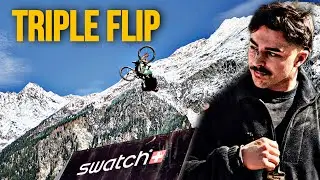 I tried triple flips to dirt 🤕