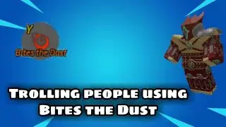 ROBLOX- TROLLING PEOPLE USING BITES THE DUST (Stands Online)