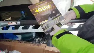 Finnish ice saw. Hand-held saw for cutting ice holes and ice blocks.