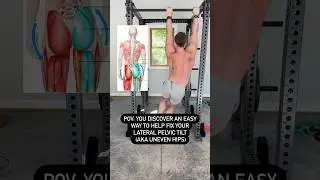 POWERFUL Lateral Pelvic Tilt Correction Exercise