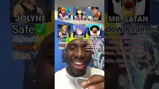 SAVE 1 CHARACTER THE REST GOTTA GO‼️☠️ 