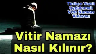 How to Perform Witr Prayer? Turkish Written Applied Witr Prayer Video