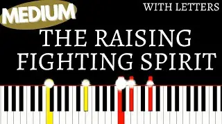 Naruto Theme OST - The Raising Fighting Spirit | Medium Piano tutorial