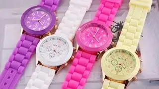 Посылки с Aliexpress: женские часы Geneva №2