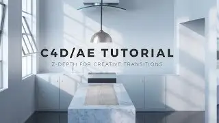 C4D & After Effects Tutorial: Usings Z-Depth for Creative Transitions