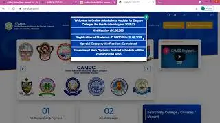 degree student registration and web options date extended | AP degree online admissions 2021