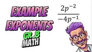 Example: How to apply laws of exponents