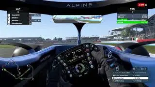 Silverstone Qualification Lap - F1 2021 - Alpine - Cockpit view
