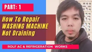 ⛔ HOW TO REPAIR WASHING MACHINE NOT DRAINING | ROLF TITIRBAC