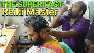 Reiki master head massage with neck cracking ASMR videos