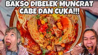 GOKIL! BAKSO PARGOY MEMATIKAN! PAS DIBELEK MUNCRAT PENUH TETELAN CABE DAN CUKA! BAKMI VS BAKSO EPS 3