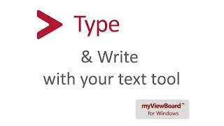 Type & Write with your text tool