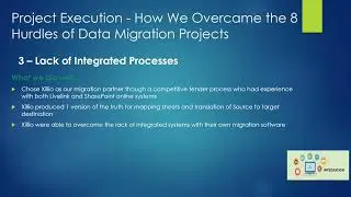 Large-scale migration from LiveLink to Sharepoint Online. Best practices from client's perspective.