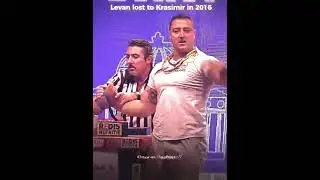 Levan Saginashvili took revenge from Krasimir 🦾🥶 #levansaginashvili #armwrestling #shortsvideo