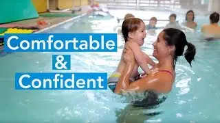 Parent-tot lessons at SwimRight Academy!