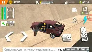 BeamNG Drive на телефоне LADA 2108 краш тест