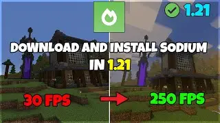 [1.21] How to download and install Sodium in minecraft 1.21