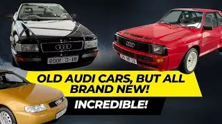 OLD AUDI CARS, BUT ALL BRAND NEW! INCREDIBLE!