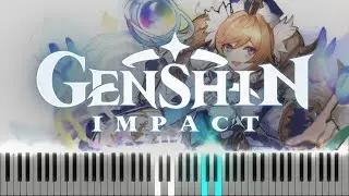 Melody of Jellyfish (Genshin Impact) 【 PIANO TUTORIAL 】