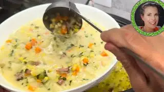 Corn Chowder In The Crockpot - An Easy Cozy Fall Dinner!