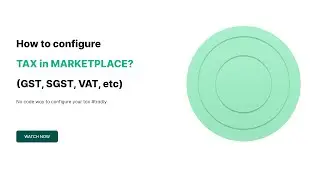 How to Configure TAX for your Marketplace?