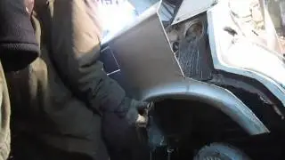 Срезаем заднее крыло