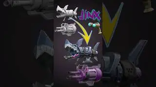 GRATIS Armas de Jinx listas para  texturizar #lol #leagoflegends #tutorial #3dart #modelo3d #blender