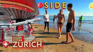 Switzerland ZURICH - Türkiye Antalya SIDE / From cold to warm #side #turkey #beach #turkiye