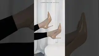 Very Beautiful Nylon Feet and Heels 