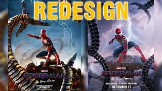 how i make SPIDER-MAN ( No Way Home ) movie POSTER  with my Version   #Spider-Man #NoWayHome #MARVEL