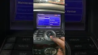 2012 Infiniti EX35 Console Maintenance Reset PART 1