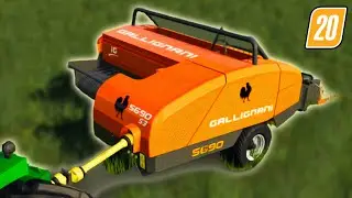 GALLIGNANI 5690 BALER MOD LINK 🔗🔗  | FARMING SIMULATOR 20