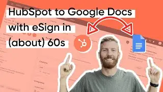 How to create Google Docs (& PDFs) from HubSpot in less than 60 seconds