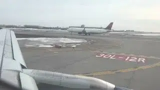 Delta Airlines A320 Pushback, Taxi, and Takeoff from Minneapolis (MSP)