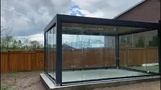 Aluminum pergola installation / Palmiye Toronto