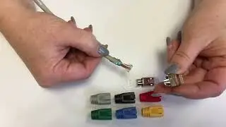 Montageanleitung RJ45 Steckverbinder LAN Netzwerkkabel | BKL Electronic