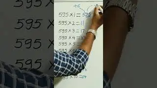 595 table trick | table of 595  #shorts #maths #viral