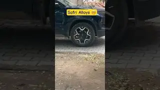 New Safari Alloys is Like Nexon Ev Alloys🧐 #shorts #tatasafari