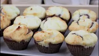 Chocolate - Cottage cheese muffins. Super goodies for tea. You will love these cupcakes!