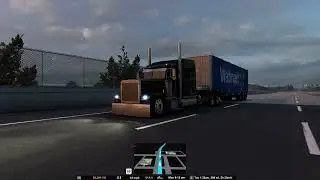 Walmart delivery American truck simulator Doms Peterbilt 389-Free Mod